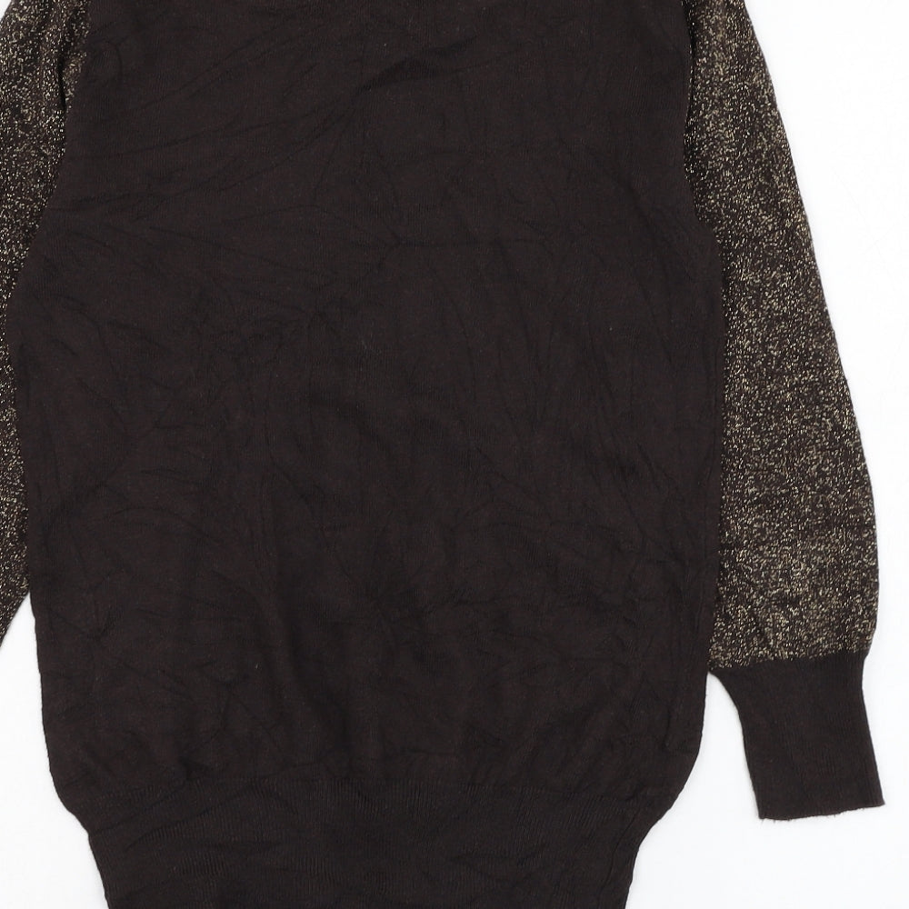 Womens UK Size 8 NEXT Brown Pullover Sweatshirt