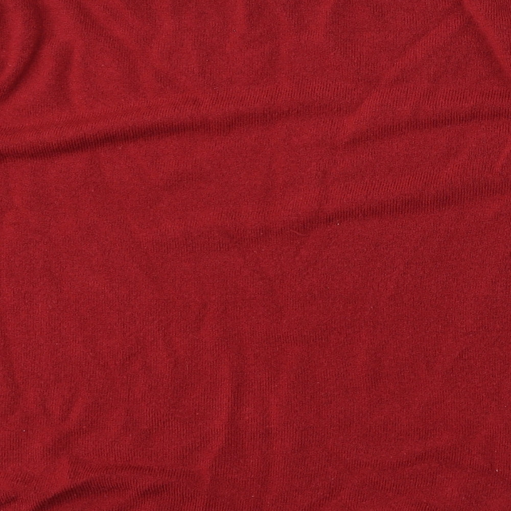Womens UK Size 16 Papaya Red Pullover Jumper