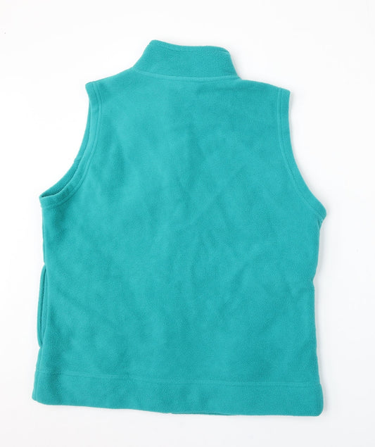 Womens UK Size 14 EWM Green Vest Sweatshirt