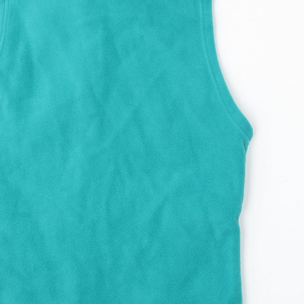 Womens UK Size 14 EWM Green Vest Sweatshirt