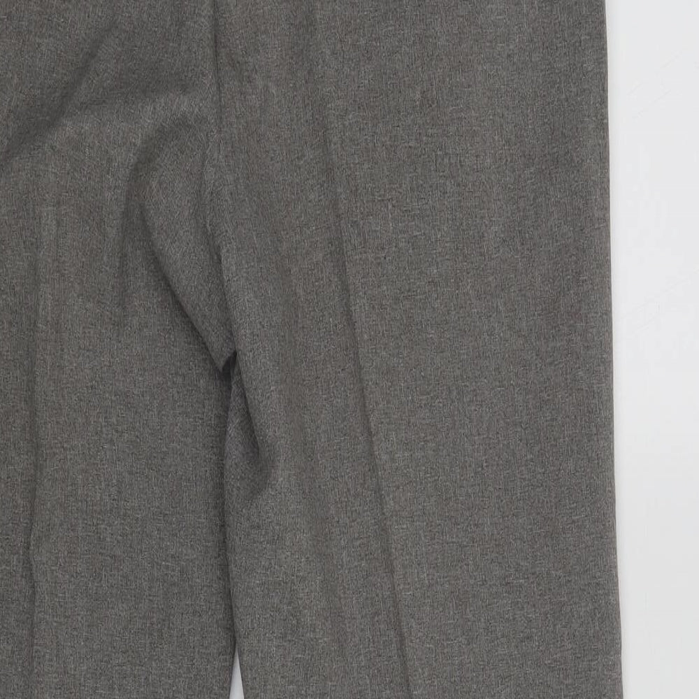 Mens UK Size 34 in BHS Regular Fit Grey Trousers