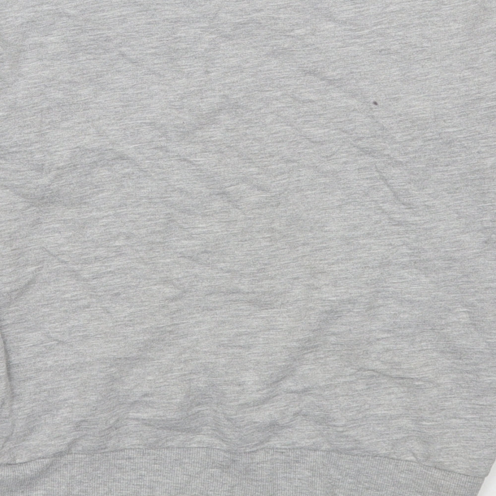 George Girls Grey Cotton Pullover Sweatshirt Size 10-11 Years Pullover