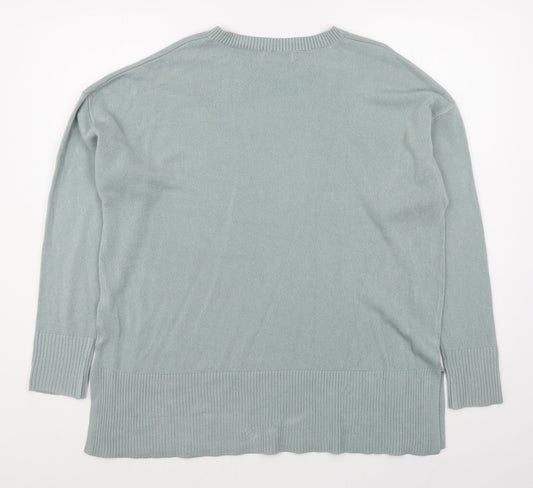 Womens UK Size 16 Matalan Green Pullover Jumper