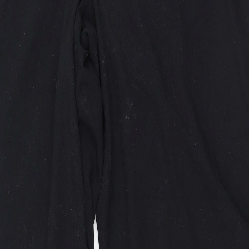 Womens UK Size 20 Papaya Regular Fit Black Trousers
