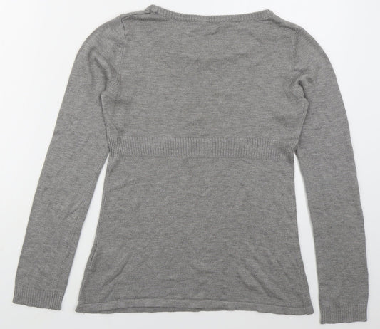 Womens UK Size S H&M Grey Pullover Jumper