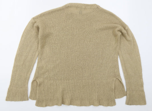 Womens UK Size S New Look Beige Pullover Jumper