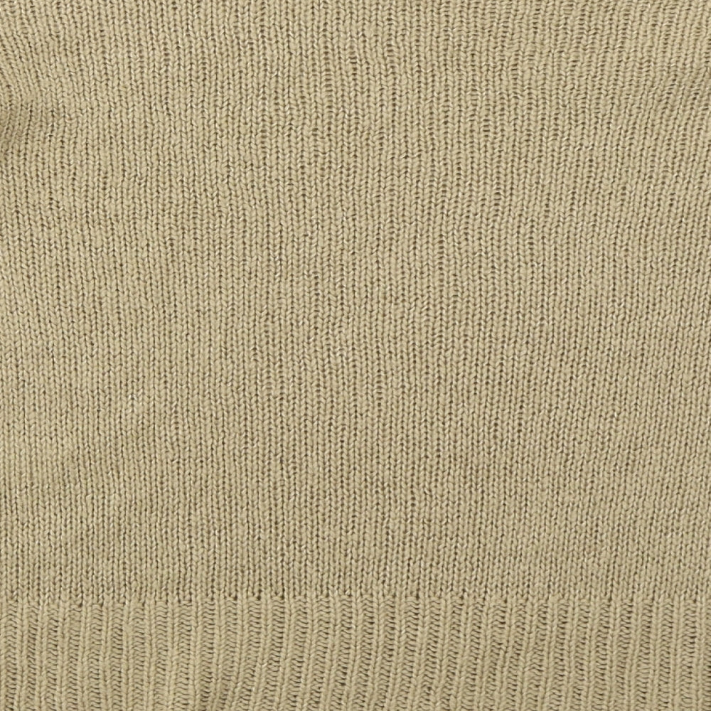 Womens UK Size S New Look Beige Pullover Jumper