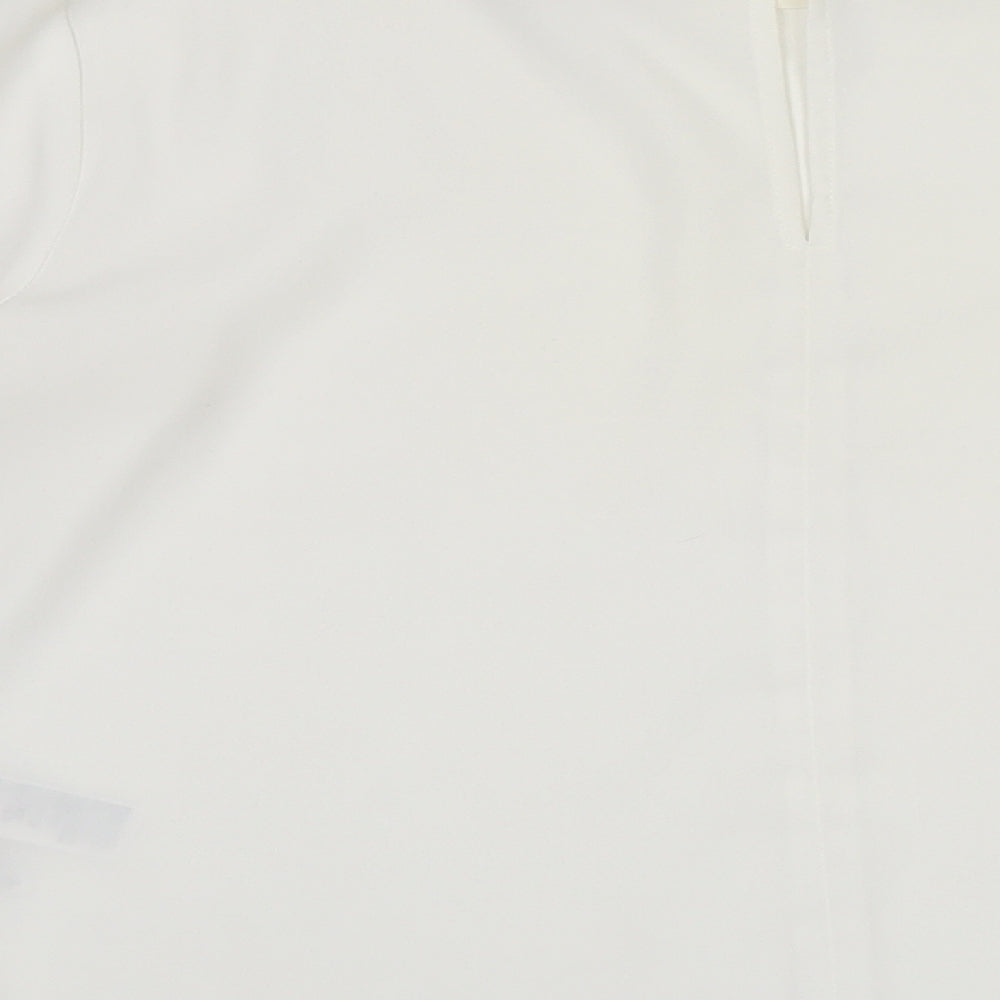 Womens UK Size 10 Topshop White Kimono Blouse