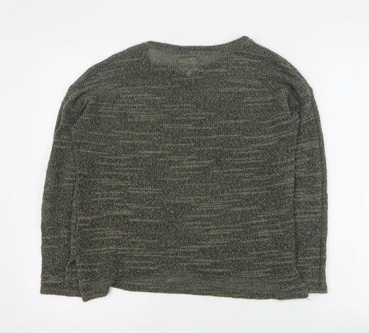 Womens UK Size 14 New Look Green Pullover Jumper