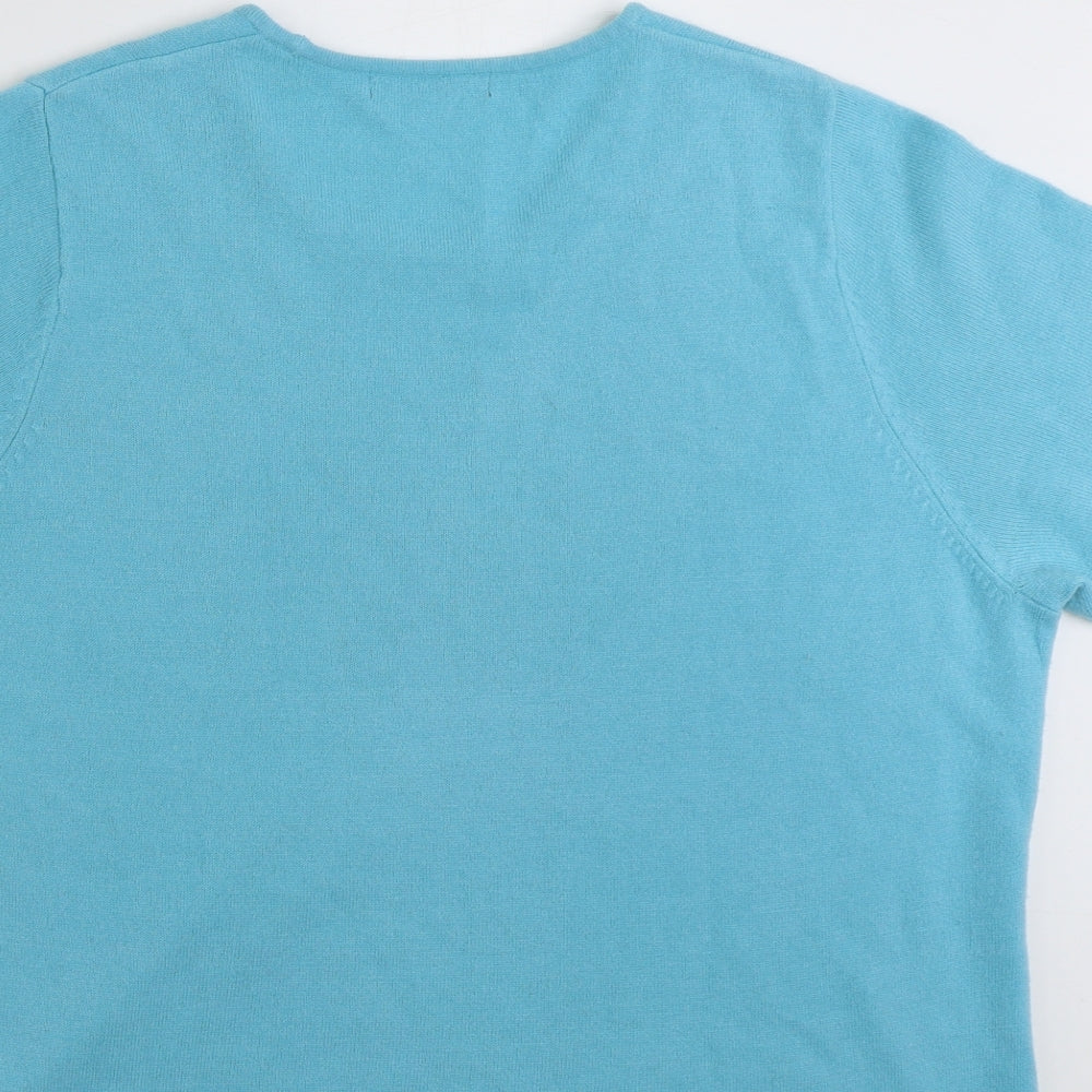 Womens UK Size L Bonmarché Blue Pullover Jumper