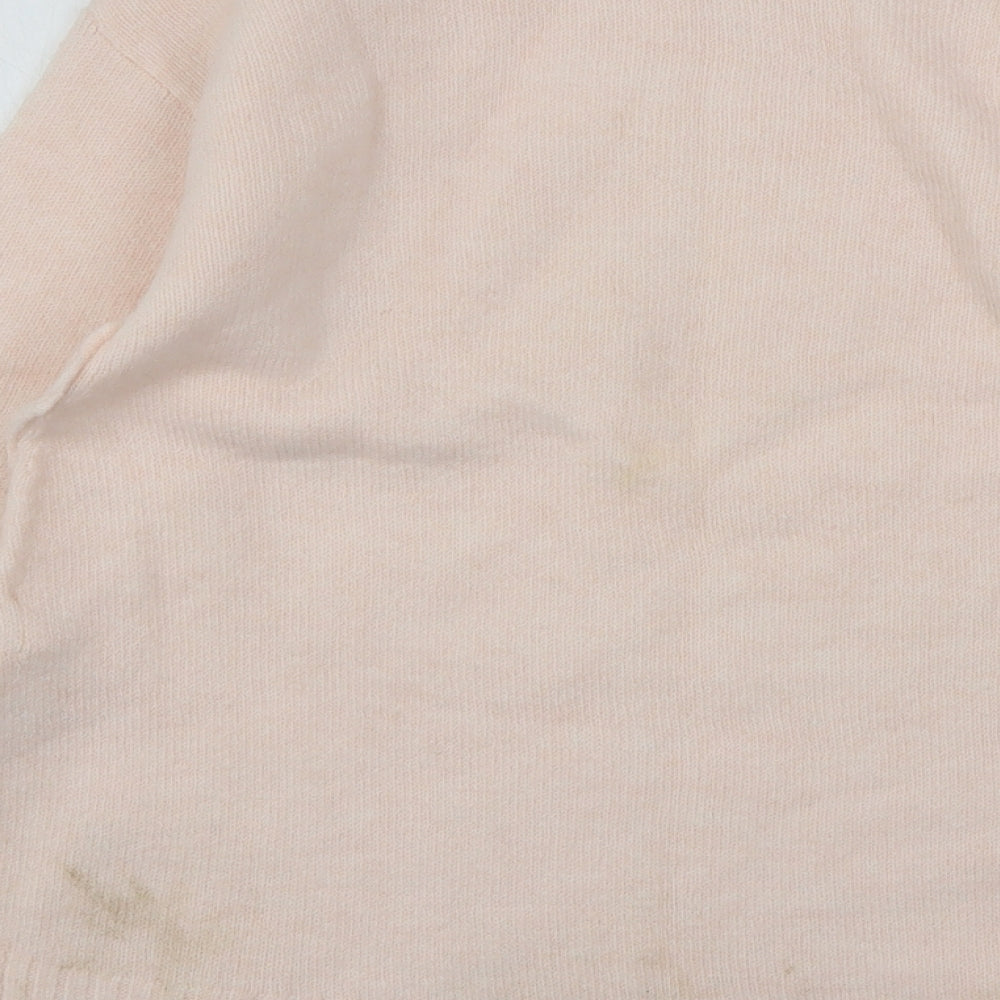Womens UK Size S Marks and Spencer Pink Pullover Jumper