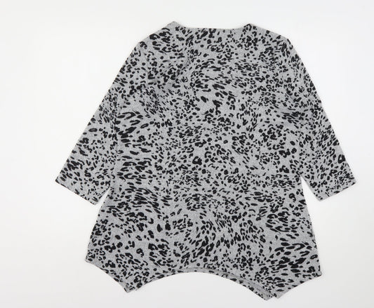 Womens UK Size S Mr Max Grey Pullover Jumper