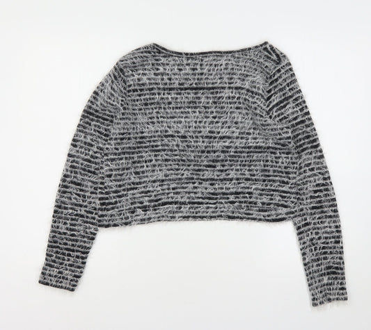 Womens UK Size 12 River Island Grey Pullover Jumper