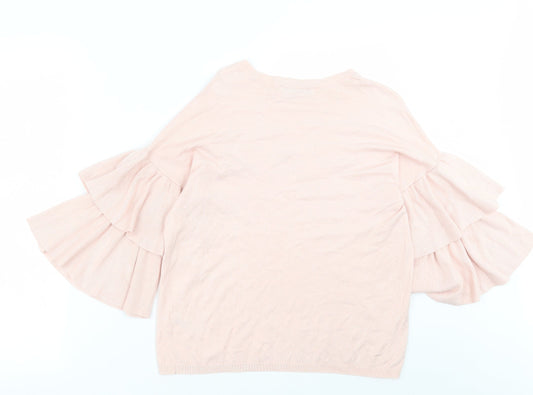 Womens UK Size 12 Very Pink Pullover Jumper