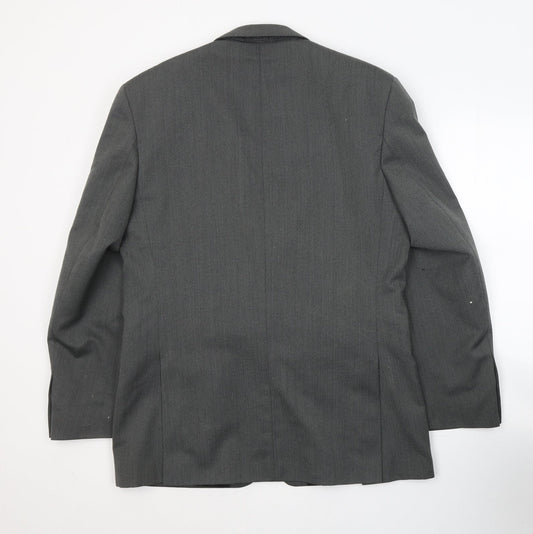 Mens UK Size M Chatsworth Regular Grey Suit Jacket