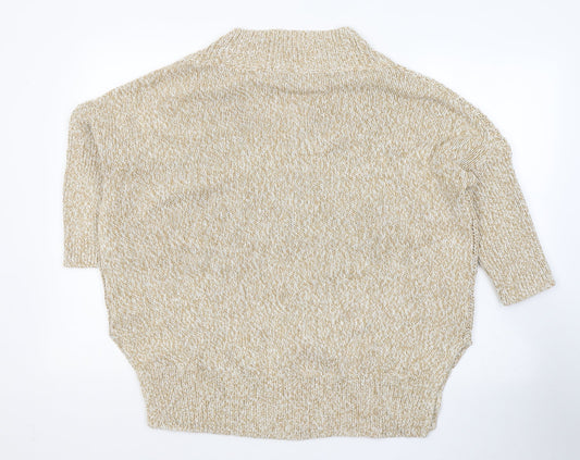 Womens UK Size M H&M Beige Pullover Jumper