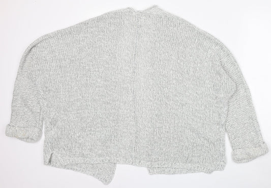 Womens UK Size M New Look Grey Cardigan Jumper