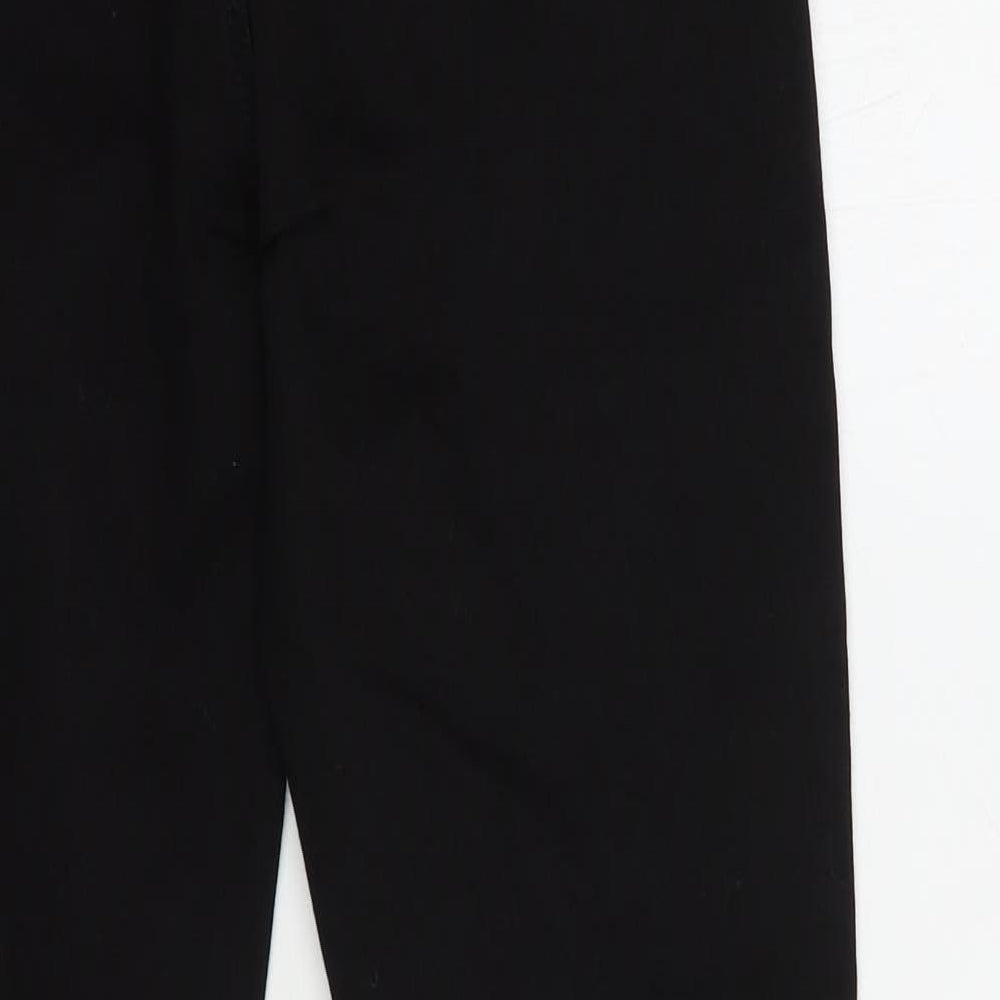 Denim Co. Womens Black Cotton Skinny Jeans Size 12 L28 in Regular Button