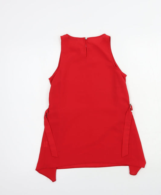 Womens UK Size 6 Atmosphere Red Basic Blouse