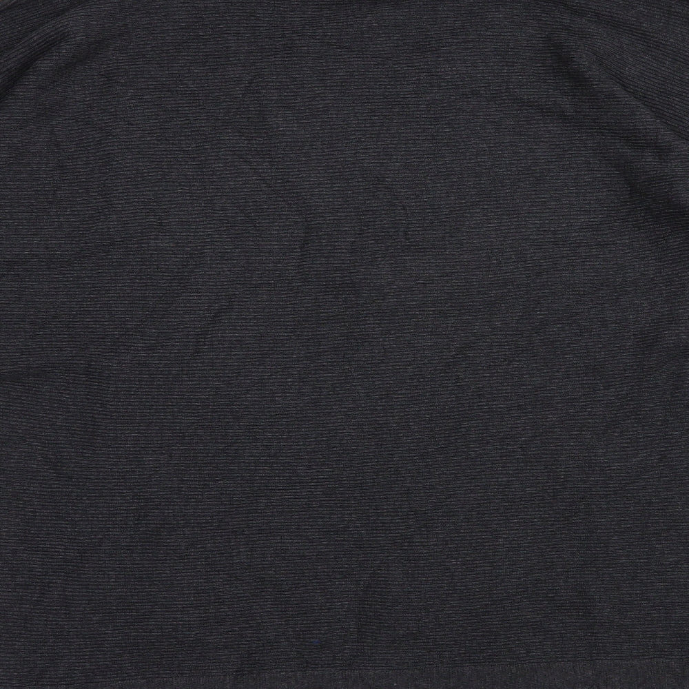 Primark Womens Grey Roll Neck Viscose Pullover Jumper Size 8