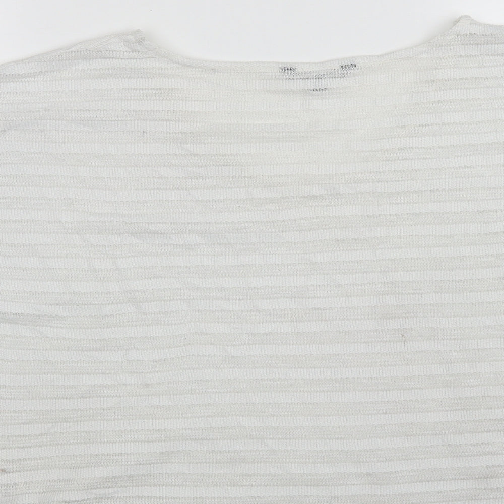 Womens UK Size 14 NEXT White Basic T-Shirt