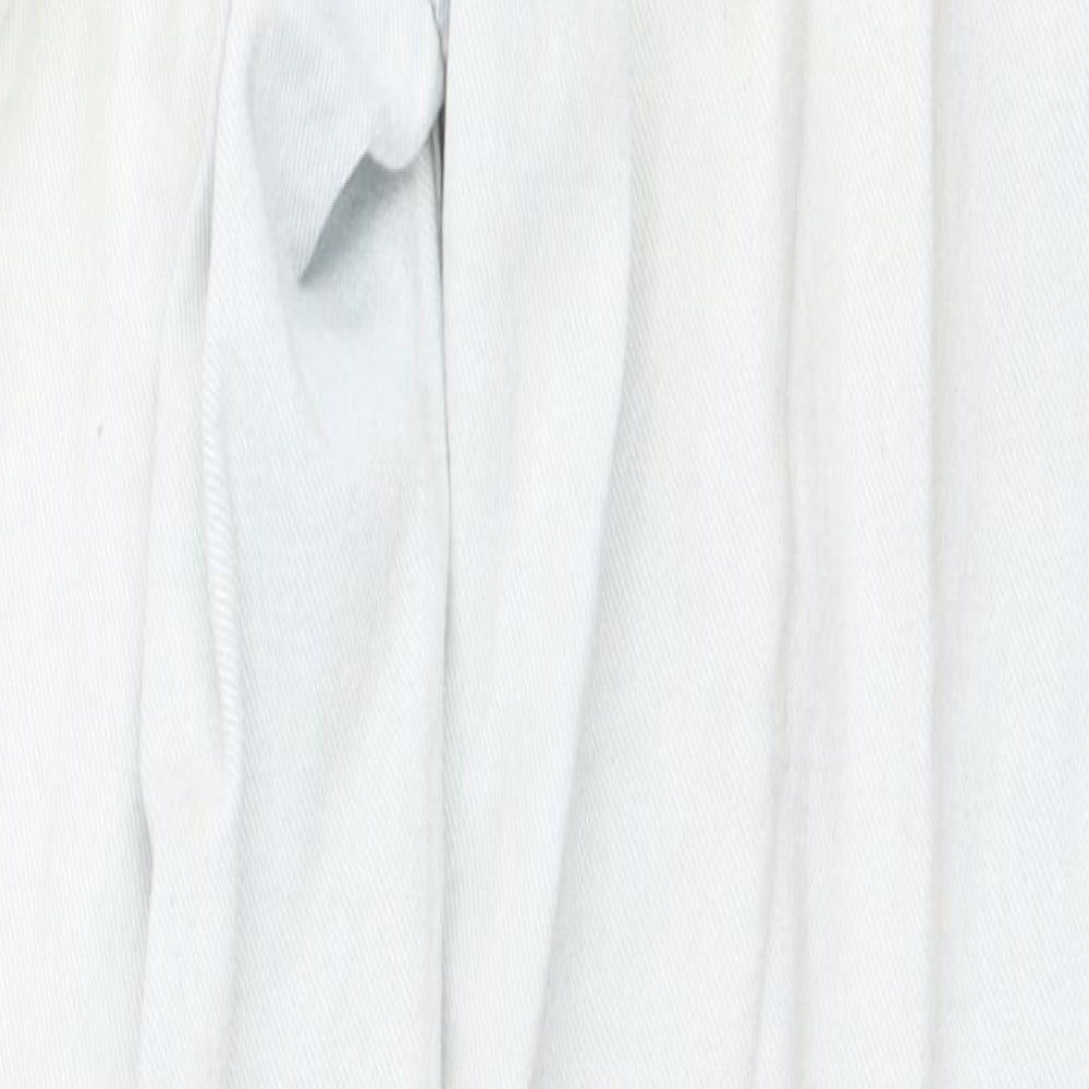 Denim & Co. Womens Blue Cotton Straight Jeans Size 4 L25 in Regular