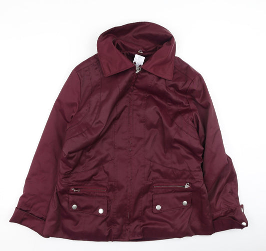 Womens UK Size M Roman Red Jacket