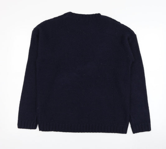 Womens UK Size 14 Atmosphere Blue Pullover Jumper