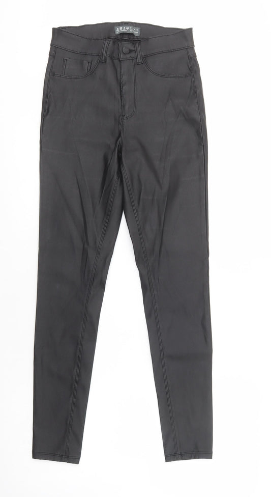 Womens UK Size 8 Denim Co. Regular Fit Jegging Black Trousers