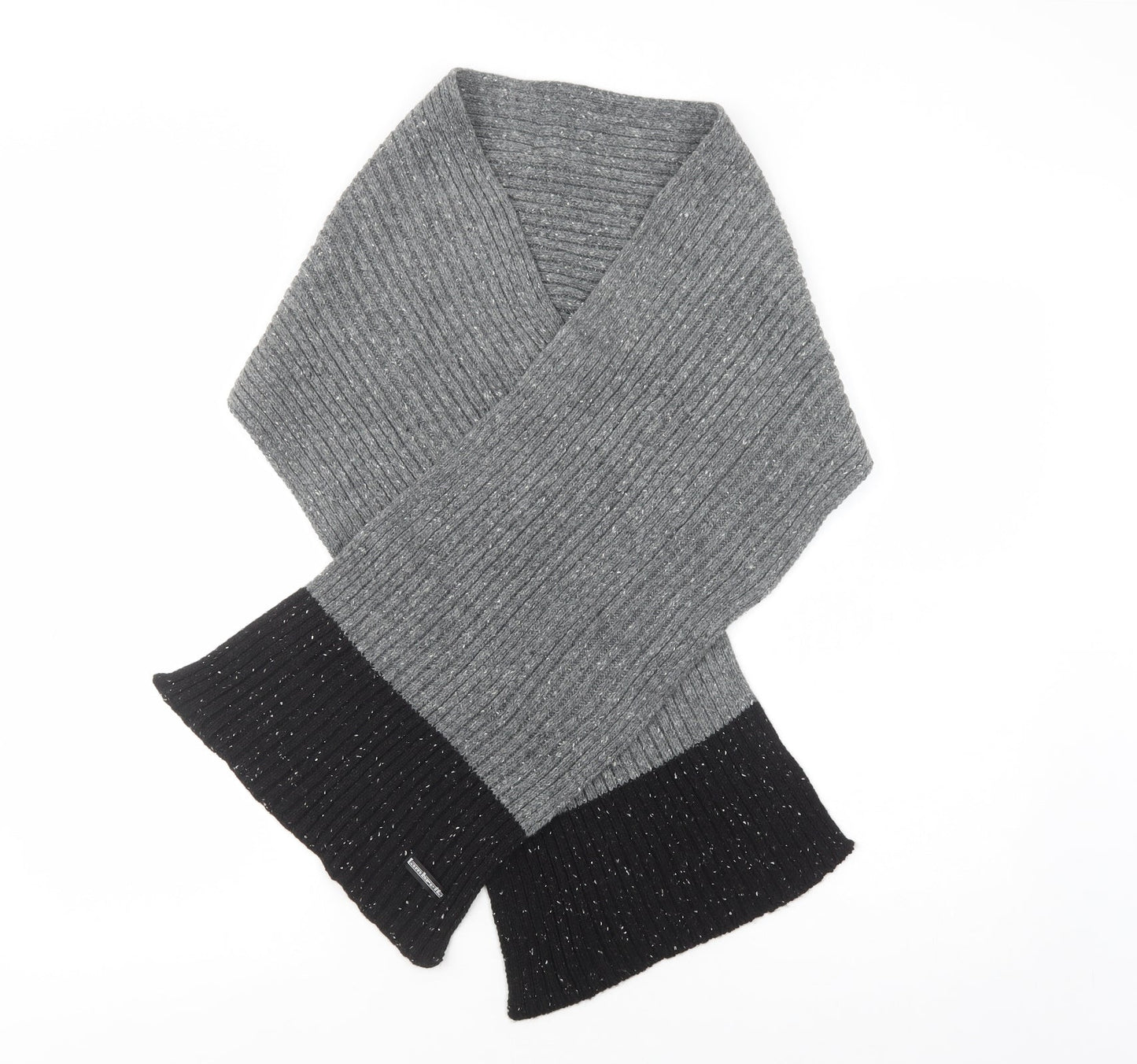 Lambretta Mens Grey Acrylic Scarf One Size