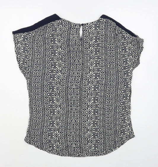 Womens UK Size 14 Monsoon Blue Basic Blouse