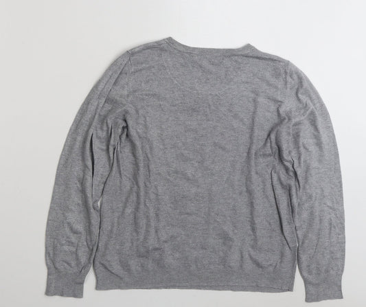 Womens UK Size M Marks and Spencer Grey Pullover Jumper