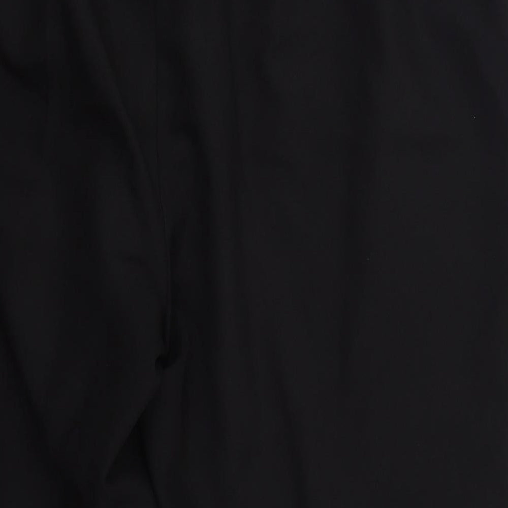 Bonmarché Womens Black Polyester Trousers Size 20 L23 in Regular