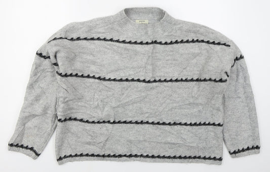 Womens UK Size XL Matalan Grey Pullover Jumper
