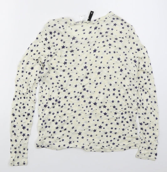 Womens UK Size S H&M Ivory Pullover Jumper