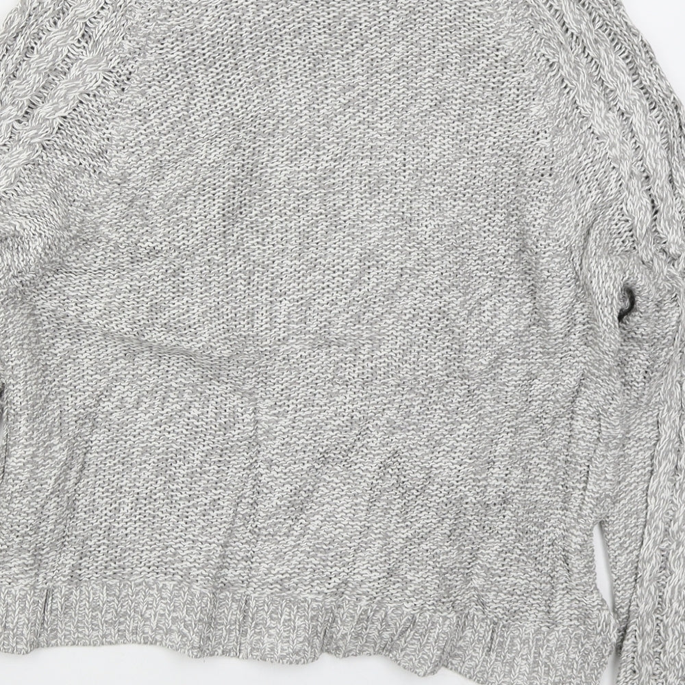 Womens UK Size M H&M Grey Pullover Jumper