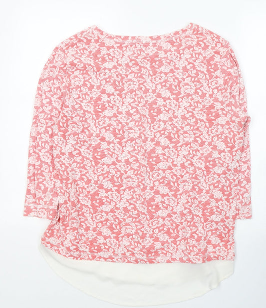 Womens UK Size M Dunnes Stores Red Jersey Blouse