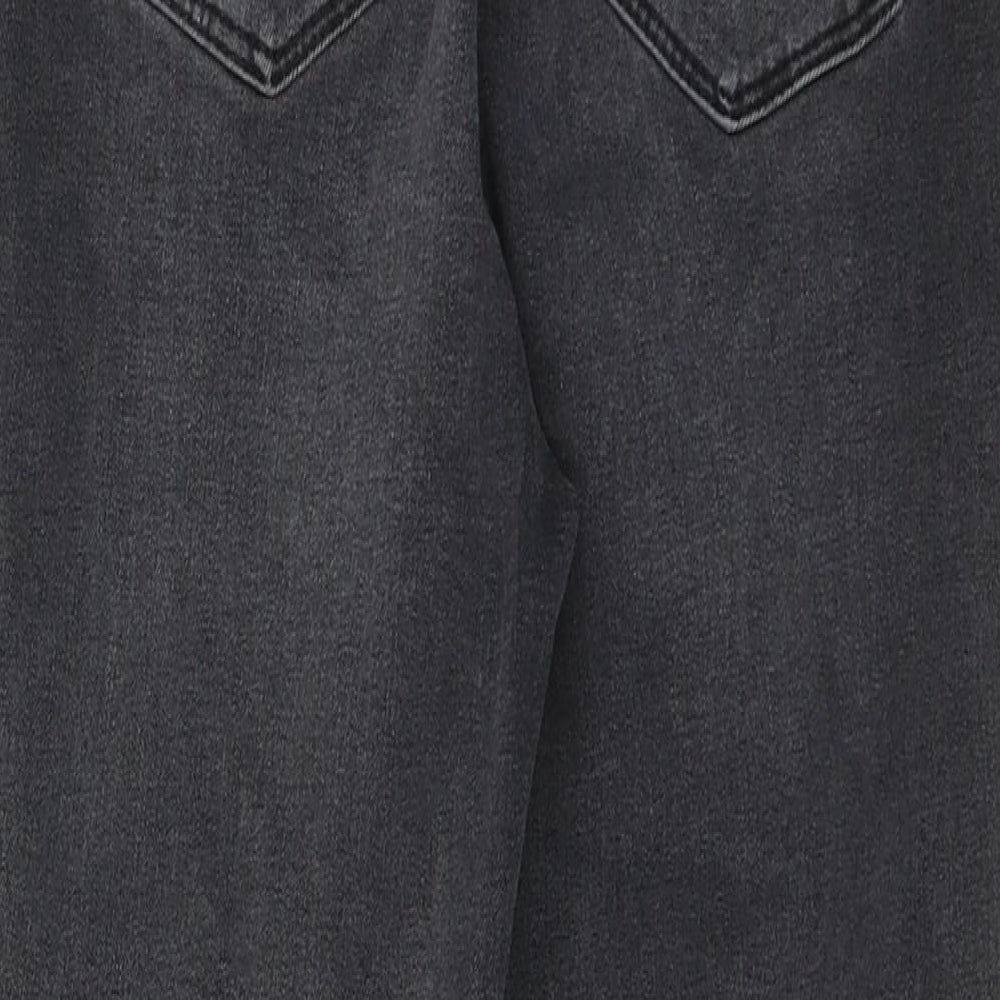 Womens UK Size 10 Denim Regular Fit Skinny Black Jeans