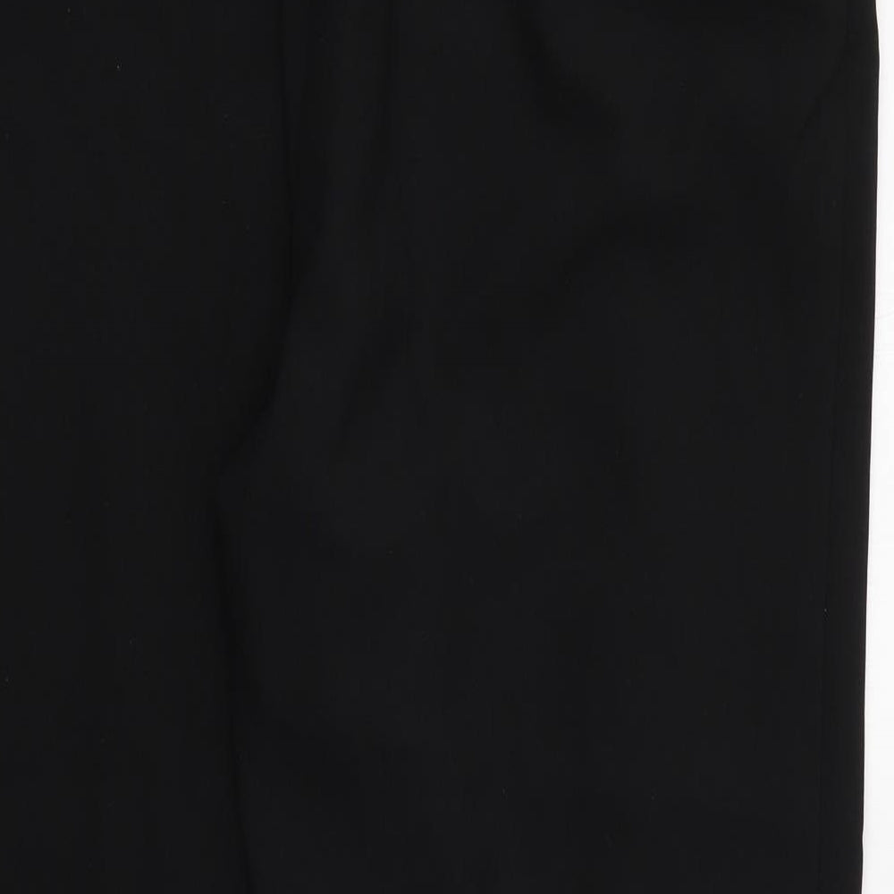 Womens UK Size 16 Isle Essentials Regular Fit Black Trousers