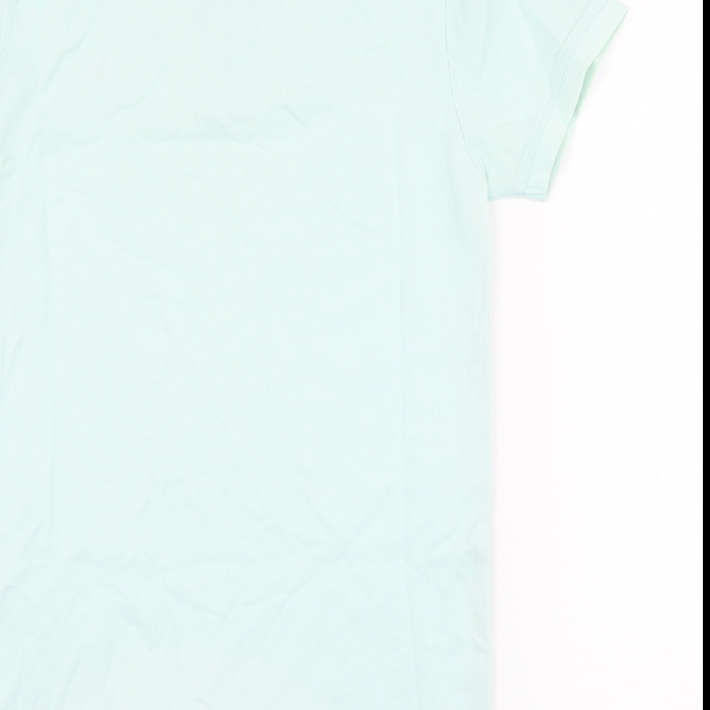 Jack Wills Mens Green Cotton Polo Size XS Collared Pullover