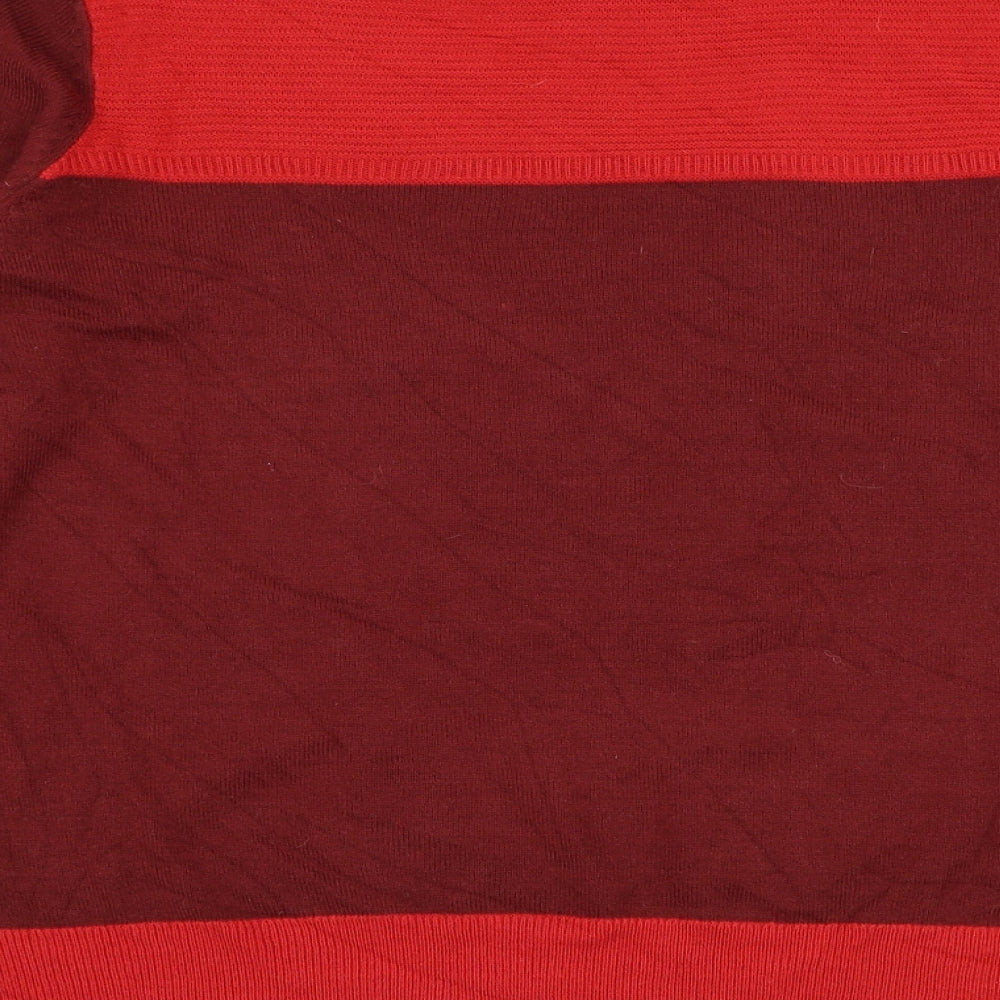 Womens UK Size 14 Marks and Spencer Red Pullover Jumper