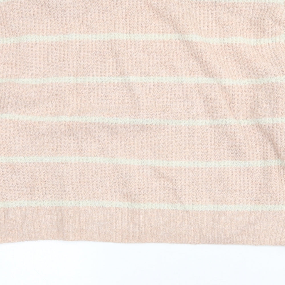 Womens UK Size XS Divided Pink Pullover Jumper