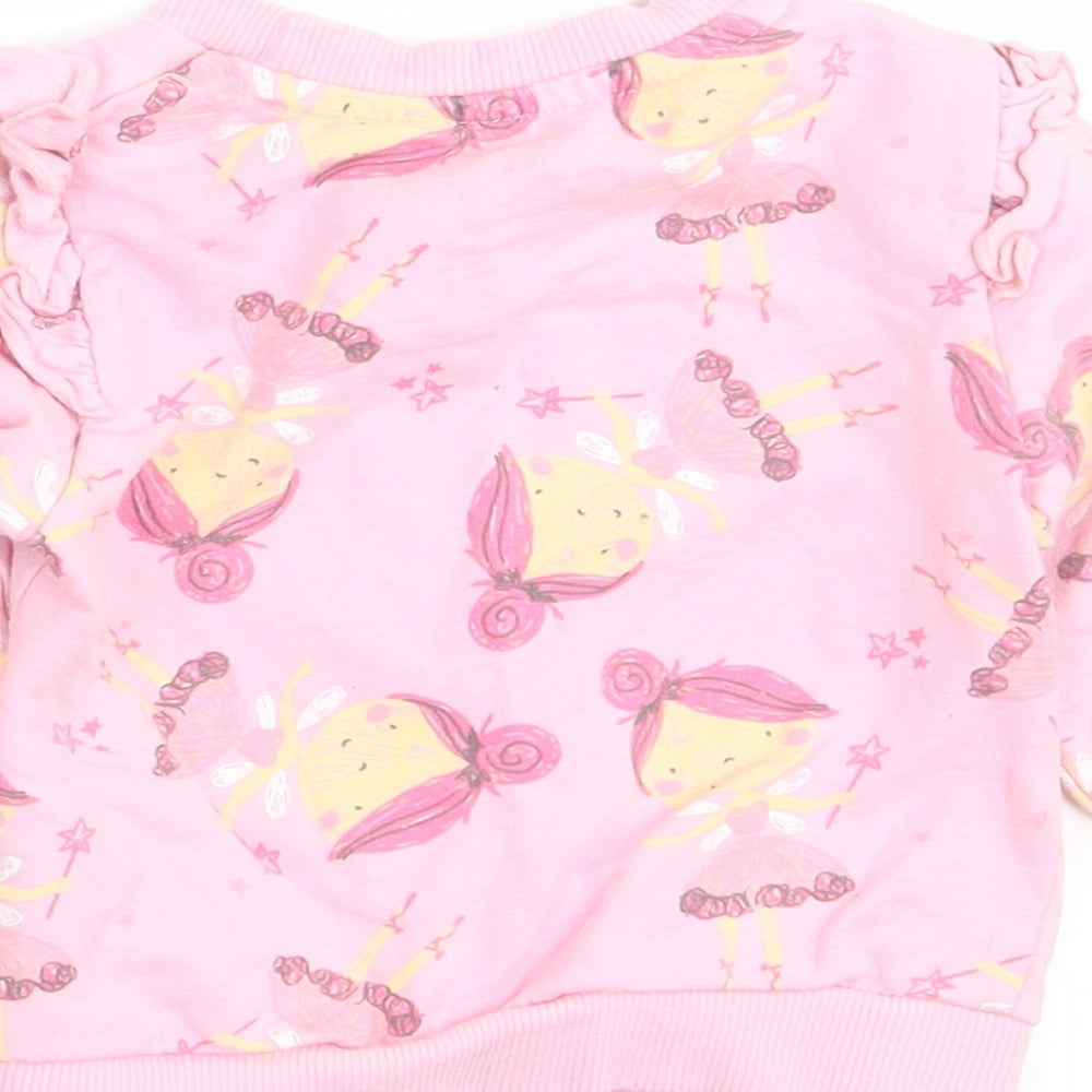 Studio Girls Pink Cotton Pullover Jumper Size 6-9 Months - Mama's little bestie