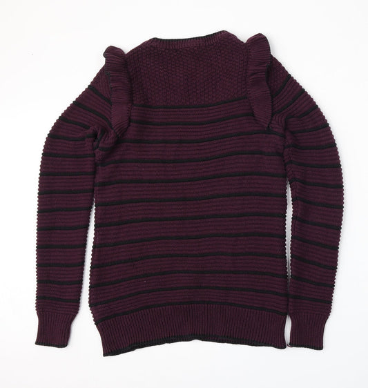 Womens UK Size 8 NEXT Red Pullover Jumper