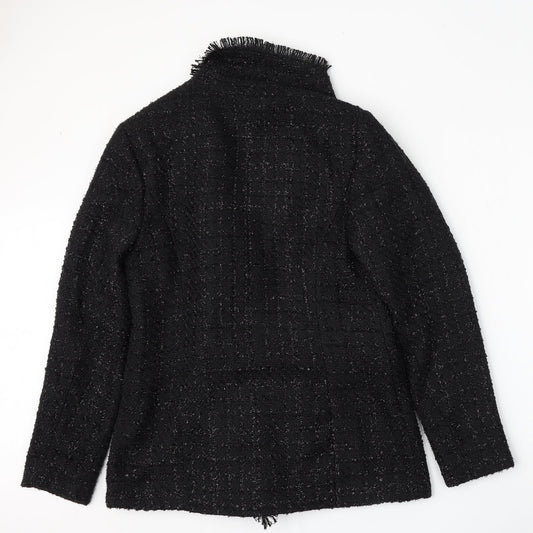 F&F Womens Black   Jacket  Size 12  Button