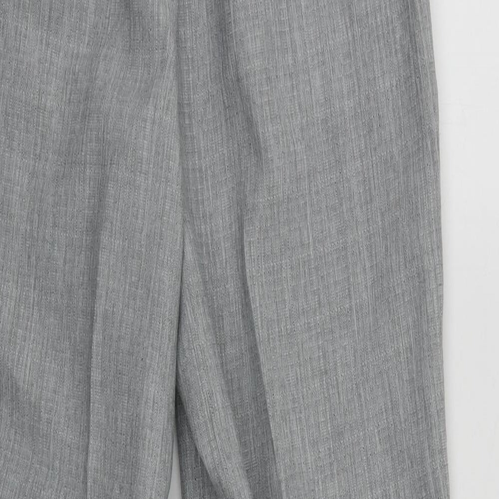 Womens UK Size 12 Marks and Spencer Regular Fit Grey Trousers
