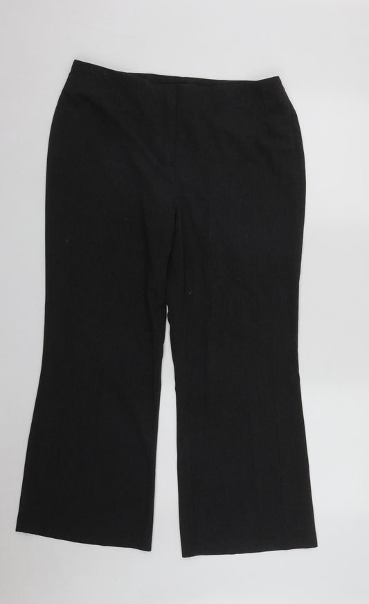 Womens UK Size 16 Marks and Spencer Regular Fit Grey Trousers