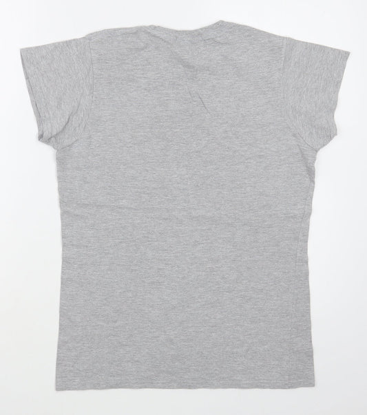 Womens UK Size 12 Urban Bliss Grey Basic T-Shirt