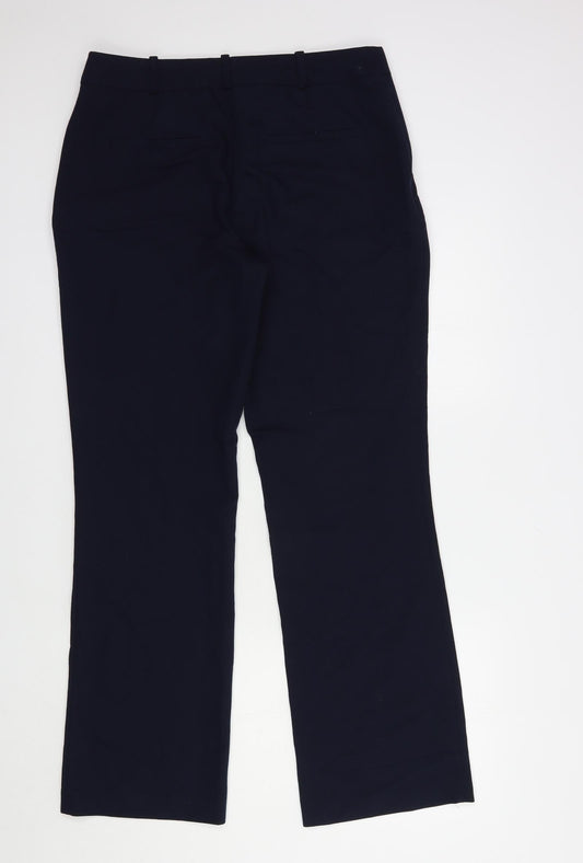 Womens UK Size 12 Dunnes Stores Regular Fit Dress Pants Blue Trousers