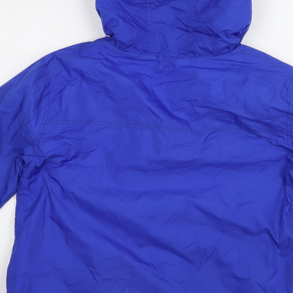 Mens UK Size M Dunnes Stores Blue Windbreaker Coat